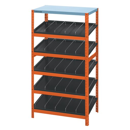Modul DIN- und Norm Oberteil 1000x542,5x364 mm, montiert, orange